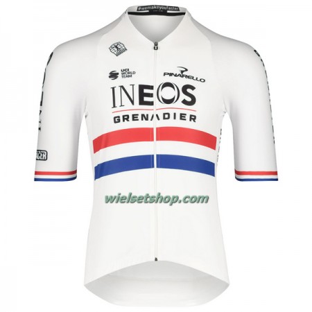Wielershirt 2022 INEOS Grenadiers Britse Kampioenschap - Wit
